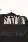 画像2: NieR Clothing / 裾フリルZIP OUTER【DESIGN刺繍】パーカー  ブラック O-26-03-10-095-PU-TO-IG-OS (2)