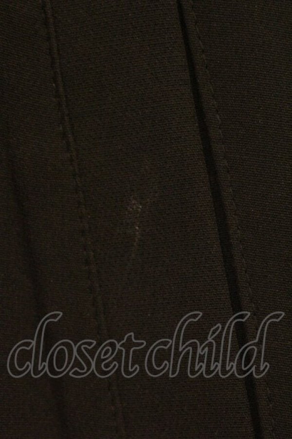 画像3: NieR Clothing / 裾フリルZIP OUTER【DESIGN刺繍】パーカー  ブラック O-26-03-10-095-PU-TO-IG-OS (3)