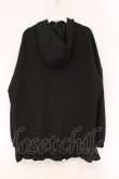 画像4: NieR Clothing / 裾フリルZIP OUTER【DESIGN刺繍】パーカー  ブラック O-26-03-10-095-PU-TO-IG-OS (4)