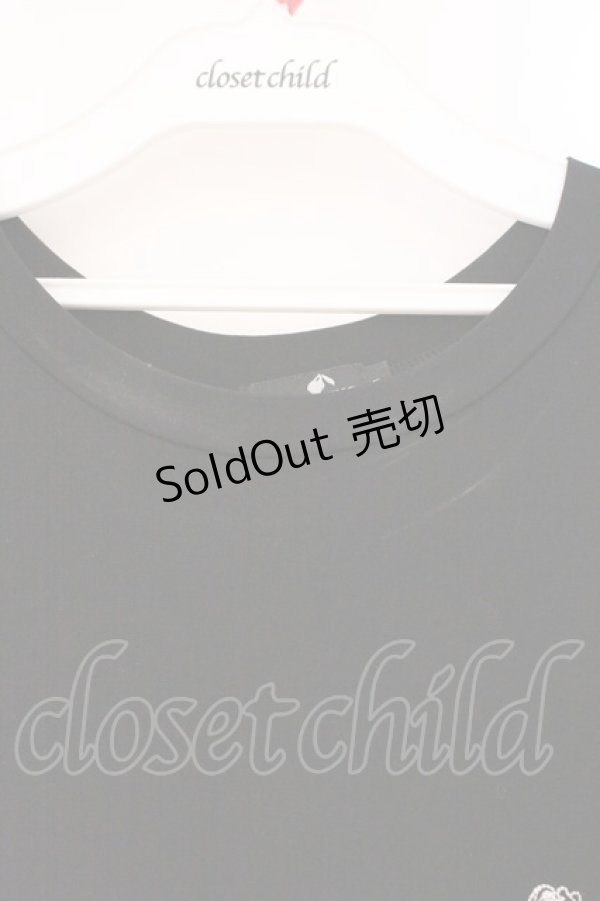 画像3: NieR Clothing / BACK ROSEマキシ丈ワンピース  ブラック×グリーン ローズ O-26-03-10-096-PU-OP-IG-OS (3)