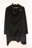 画像1: NieR Clothing / DRAPE COAT JACKET ジャケット  ブラック O-26-03-10-097-PU-JA-IG-OS (1)