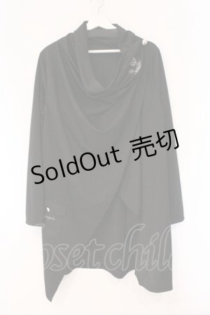 画像: NieR Clothing / DRAPE COAT JACKET ジャケット  ブラック O-26-03-10-097-PU-JA-IG-OS