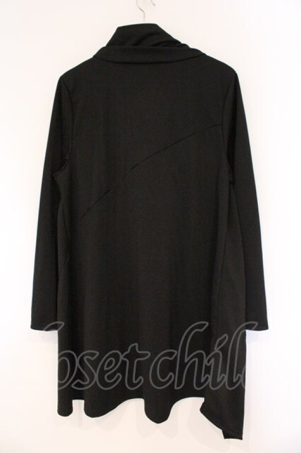 画像3: NieR Clothing / DRAPE COAT JACKET ジャケット  ブラック O-26-03-10-097-PU-JA-IG-OS (3)