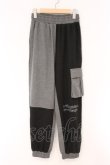 画像1: NieR Clothing / 4ポケットパンツ  ブラック×グレー O-26-03-10-098-PU-PA-IG-OS (1)