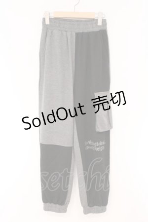 画像: NieR Clothing / 4ポケットパンツ  ブラック×グレー O-26-03-10-098-PU-PA-IG-OS