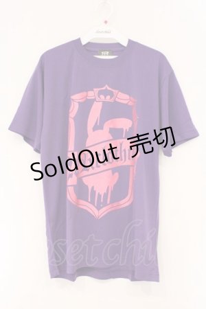 画像: NieR Clothing / ドライTシャツ m パープル エンブレム O-26-03-10-099-PU-TS-IG-OS