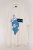 画像1: NieR Clothing / プリントTシャツ XL ホワイト うさぎガール O-26-03-10-100-PU-TS-IG-OS (1)