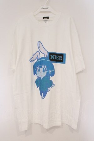 画像: NieR Clothing / プリントTシャツ XL ホワイト うさぎガール O-26-03-10-100-PU-TS-IG-OS