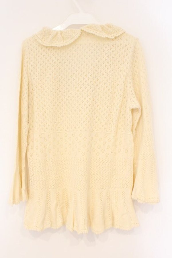 画像4: PINK HOUSE / お花モチーフニット L ベージュ O-26-03-10-108-LO-TO-IG-OS (4)