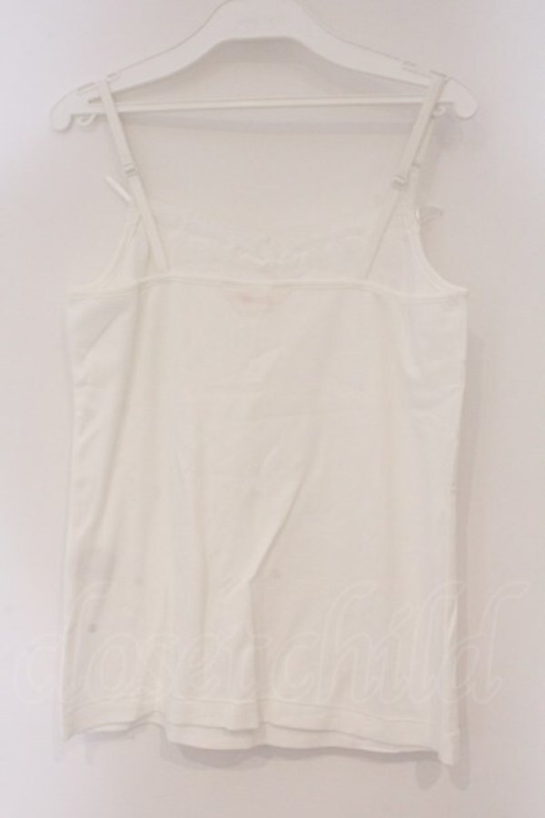 画像4: PINK HOUSE / ロゴチャームキャミソール L シロ O-26-03-10-011-LO-TO-IG-OS (4)