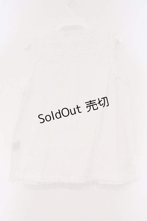 画像3: PINK HOUSE / タックローズレースタンク  シロ O-26-03-10-012-LO-TO-IG-OS (3)