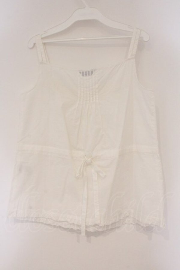 画像4: PINK HOUSE / タックモチーフキャミソール  シロ O-26-03-10-013-LO-TO-IG-OS (4)