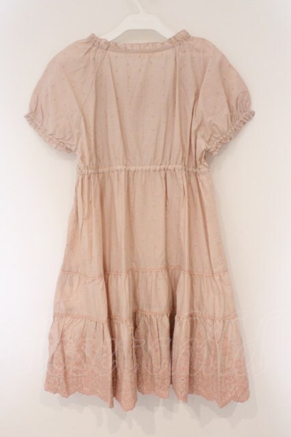 画像5: PINK HOUSE / 刺繍スカラップパフチュニック  ピンク O-26-03-10-014-LO-OP-IG-OS (5)