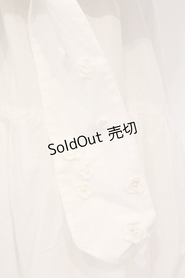 画像3: PINK HOUSE / ローンノースリーブワンピース  シロ O-26-03-10-015-LO-OP-IG-OS (3)