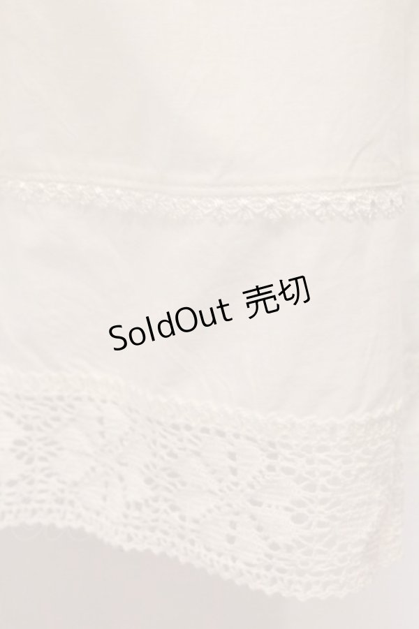 画像4: PINK HOUSE / ローンノースリーブワンピース  シロ O-26-03-10-015-LO-OP-IG-OS (4)