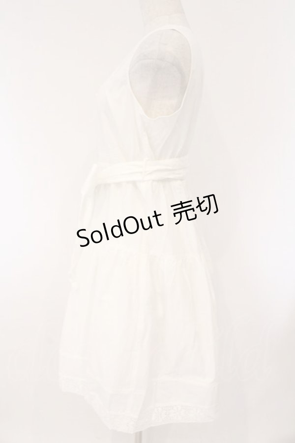 画像5: PINK HOUSE / ローンノースリーブワンピース  シロ O-26-03-10-015-LO-OP-IG-OS (5)