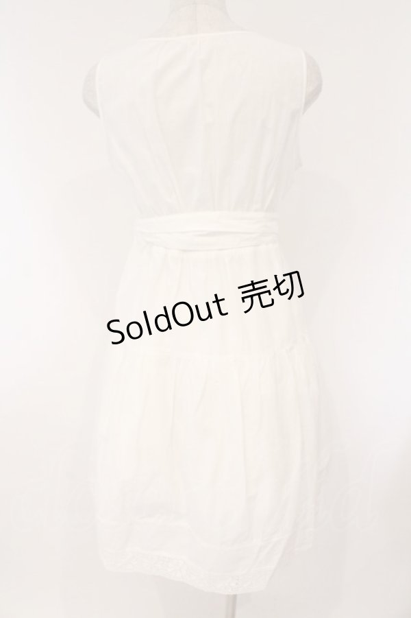 画像6: PINK HOUSE / ローンノースリーブワンピース  シロ O-26-03-10-015-LO-OP-IG-OS (6)