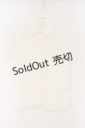 画像: PINK HOUSE / ガーゼタックブラウス  シロ O-26-03-10-018-LO-BL-IG-OS