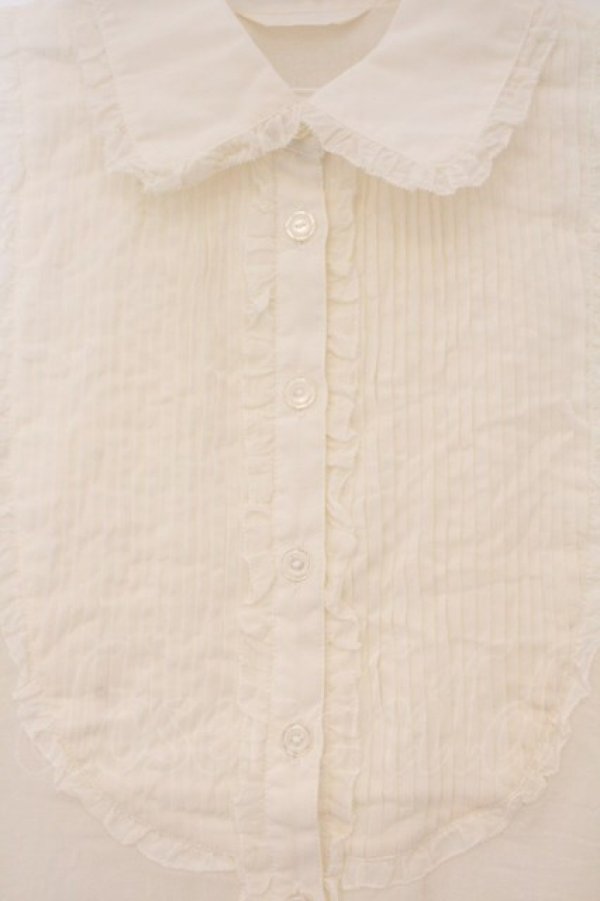 画像2: PINK HOUSE / ガーゼタックブラウス  シロ O-26-03-10-018-LO-BL-IG-OS (2)