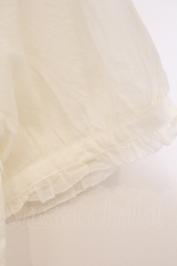 画像3: PINK HOUSE / ガーゼタックブラウス  シロ O-26-03-10-018-LO-BL-IG-OS (3)