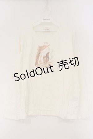 画像: PINK HOUSE / どうぶつプリントTシャツ L シロ O-26-03-10-020-LO-TO-IG-OS