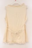 画像4: PINK HOUSE / タック多ボタンタンクトップ  ベージュ O-26-03-10-021-LO-TO-IG-OS (4)