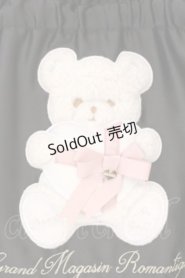 画像2: LIZ LISA / ボアくまアップリケリボントート  クロ O-26-03-11-032-LO-BG-IG-OS (2)