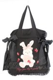 画像2: LIZ LISA / ストロベリーラビットトートバッグ  クロ O-26-03-11-033-LO-BG-IG-OS (2)