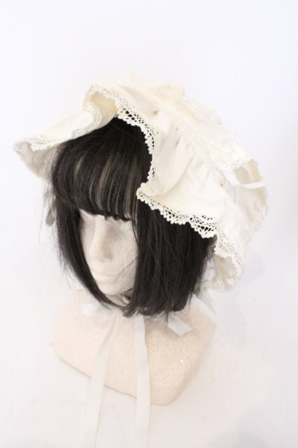 画像1: BABY,THE STARS SHINE BRIGHT / うさみみボンネット  アイボリー O-26-03-11-039-BA-AC-OW-OS (1)