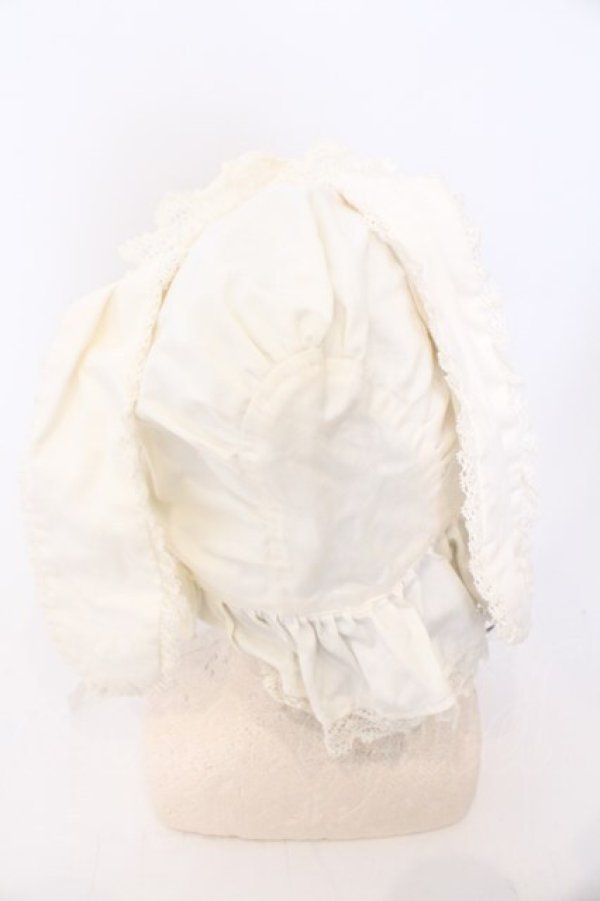 画像3: BABY,THE STARS SHINE BRIGHT / うさみみボンネット  アイボリー O-26-03-11-039-BA-AC-OW-OS (3)