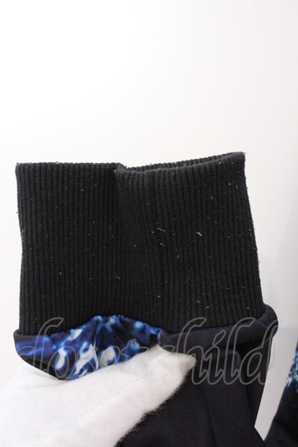 画像2: NieR Clothing / 転写ジップパーカー F ブラック×スノークリスタル O-26-03-11-040-PU-BL-OW-OS (2)