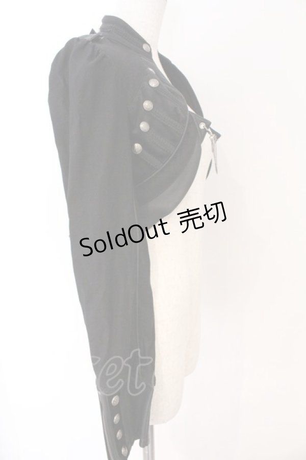 画像2: OZZ ANGELO / ナポレオンショートジャケット  ブラック O-26-03-11-041-OO-JA-OW-OS (2)