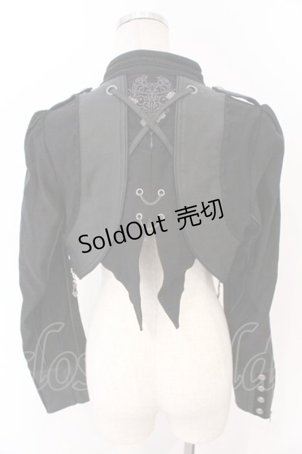 画像4: OZZ ANGELO / ナポレオンショートジャケット  ブラック O-26-03-11-041-OO-JA-OW-OS (4)