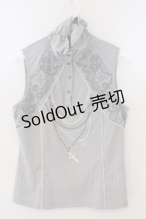 画像: OZZ ANGELO / ネックレスptタンクトップ  グリーン O-26-03-11-045-OO-TO-OW-OS