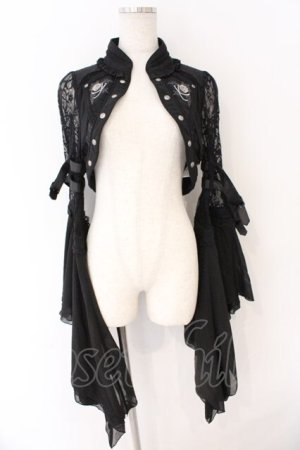 画像: OZZ ANGELO / Noble Harpyボレロ  ブラック O-26-03-11-048-OO-TO-OW-OS