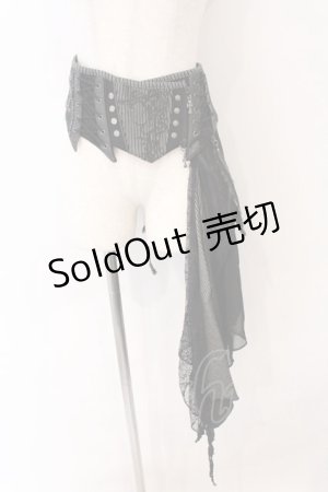 画像: Ozz Croce / Garden of Fallen Angelコルセットスカート  ブラック O-26-03-11-050-OO-SK-OW-OS