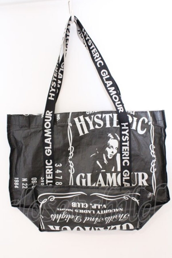 画像5: HYSTERIC GLAMOUR / WHISKYトートバッグ  ブラック O-26-03-11-051-PU-BG-YM-OS (5)