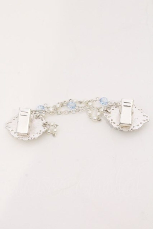 画像3: axes femme POETIQUE / ジュエリーストールクリップ  サックス×シルバー O-26-03-11-007-AX-AC-IG-OS (3)