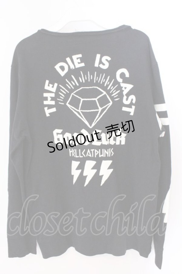 画像4: HELL CAT PUNKS / スカルプリントスタッズカーディガン L ブラック O-26-03-11-054-PU-TO-YM-OS (4)