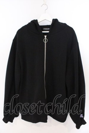 画像: TRAVAS TOKYO / クマ耳ジップアップパーカー F ブラック O-26-03-11-065-PU-TO-YM-OS