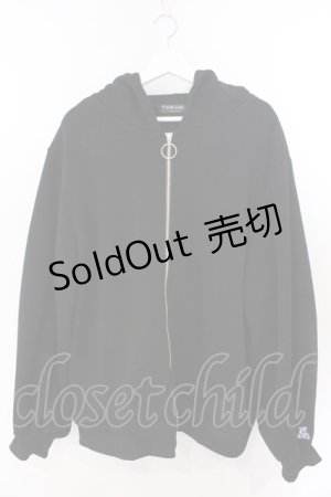 画像: TRAVAS TOKYO / クマ耳ジップアップパーカー F ブラック O-26-03-11-065-PU-TO-YM-OS