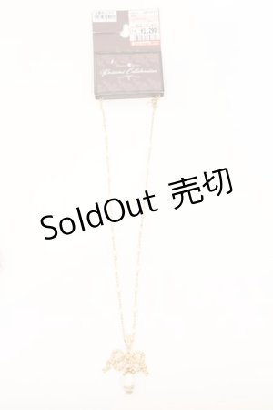 画像: Kurumi Collaboration / CLK*リボンネックレス  ゴールド O-26-03-11-003-GO-AC-IG-OS