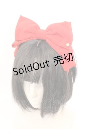 画像: metamorphose / クラシカルリボンカチューシャ  アカ O-26-03-11-019-ME-AC-IG-ZT649-F004