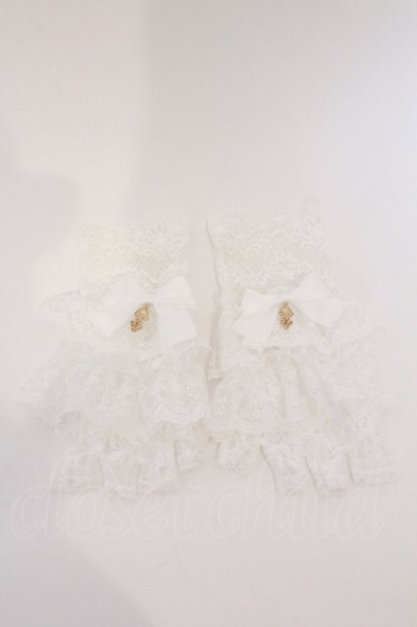 画像1: Kurumi Collaboration / CLK*レースグローブ  シロ O-26-03-11-004-GO-ZA-IG-OS (1)