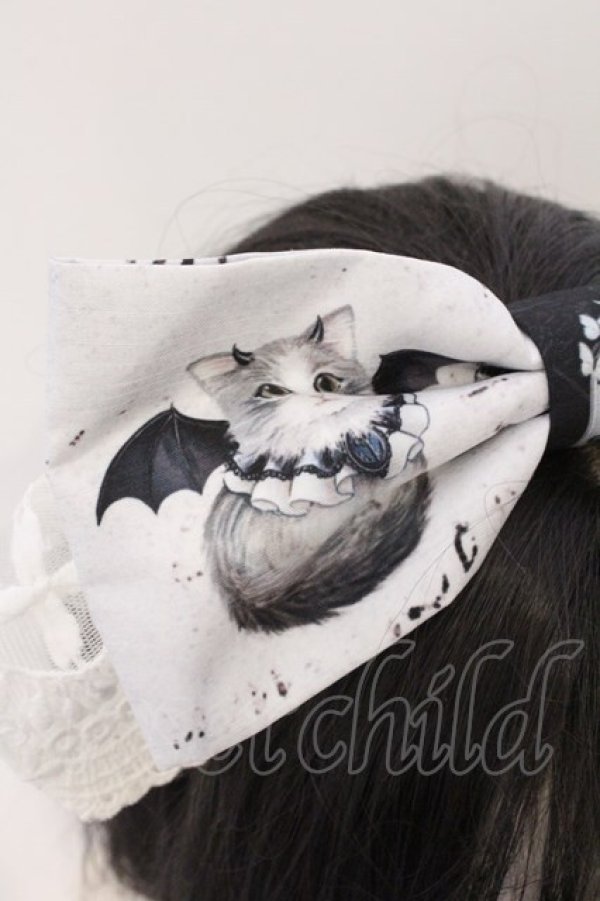 画像5: Royal Princess Alice / Witches' Familiar　粟木こぼねコラボ　カチューシャ  シロ O-26-03-11-022-LO-AC-IG-OS (5)