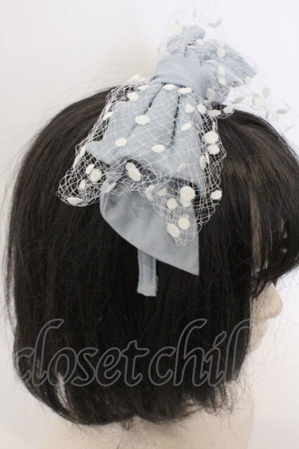 画像3: Melody BasKet / Dollyリボンカチューシャ  サックス O-26-03-11-023-LO-AC-IG-OS (3)