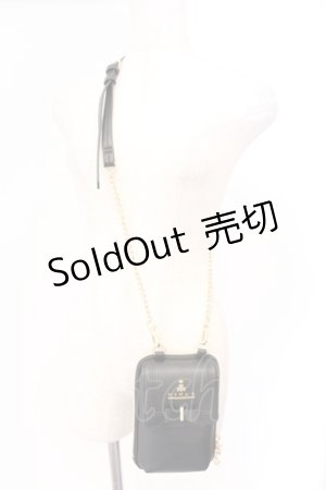 画像: m petit by misako / NINA′Sスマホショルダーバッグ  クロ O-26-03-11-027-LO-BG-IG-ZTK042