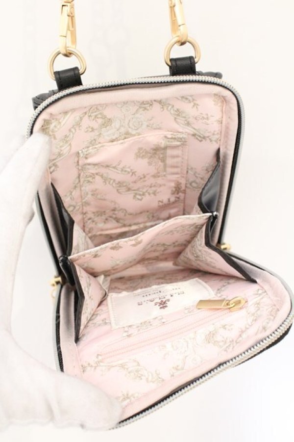 画像3: m petit by misako / NINA′Sスマホショルダーバッグ  クロ O-26-03-11-027-LO-BG-IG-OS (3)