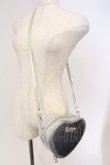 画像1: axes femme POETIQUE / ロゴプレートハートポシェット  シルバー O-26-03-11-030-AX-BG-IG-OS (1)