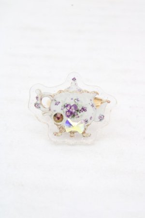 画像: Enchantlic Enchantilly / Dolled up Ring  すみれのティーポット O-26-03-12-043-LO-AC-OW-OS